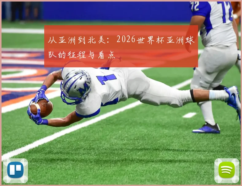 从亚洲到北美:2026世界杯亚洲球队的征程与看点