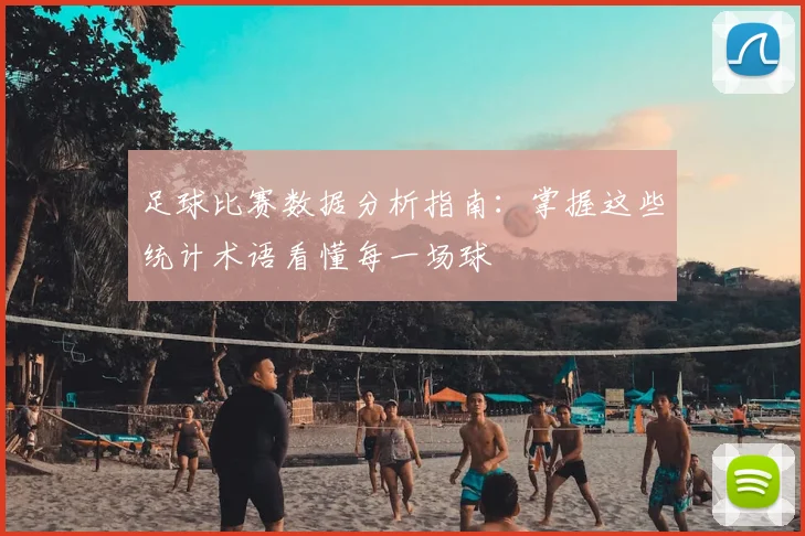 足球比赛数据分析指南：掌握这些统计术语看懂每一场球